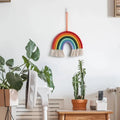 WARMINGO DE Rainbow Macrame Wall Hanging Decor | Kids Room Decoration