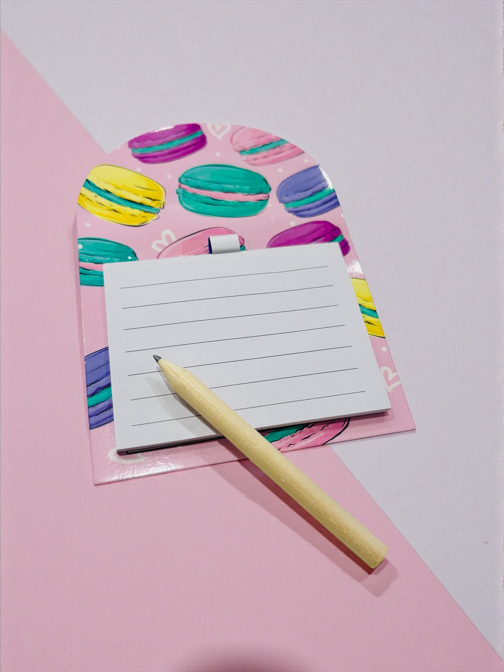 WARMINGO DE 2 Pcs Magnetic Notepad with Pencil for Kitchen Refrigerator Fridge Magnet